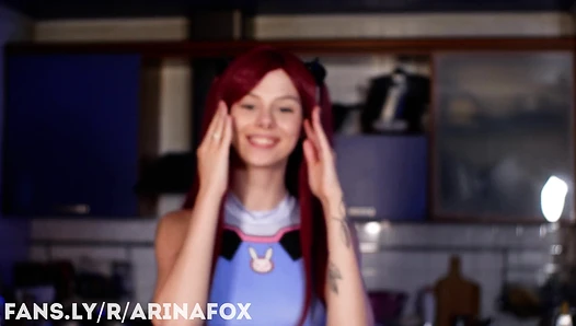 ArinaFox - Unpacking and trying on gifts D Va looks Overwatch and NieR Automa [66daa87e84278]