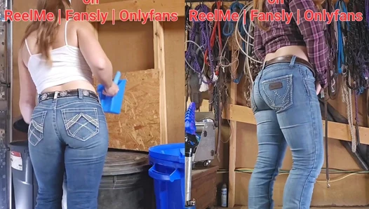 NaughtyRedFarmgirl - Horny Redhead Farmgirl fucks her big ass with huge toy squirting and [663bc8edcff01]