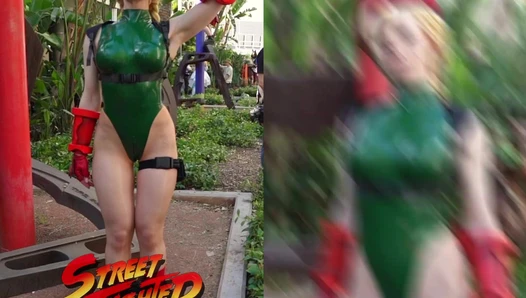 Jenna Lynn Meowri - Cammy Street Fighter cosplay from Anime Expo 2023 by Jenna Lynn Meowri animeexpo2023 sho
