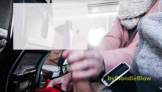 BlondieBlow - My old viral video on the plane, NOW censored Very Risky clip Enjoy [65b794fd7429c]