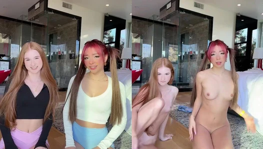 WaifuMiia - i cant believe how naughty me and my bestie looked while we strip naked and do some posi