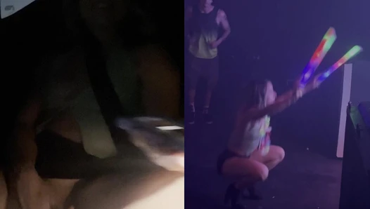 Missy Davis - Another night without my panties in this tiny tiny skirt Clip