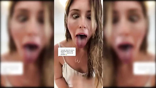 Ivy Harper - Tongue Fetish Compilation Tiktok Porn GIF by thatguy004