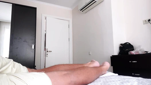 DickforLily - Risky To Masturbate Pussy In The Room While My Neighbor Does Not See