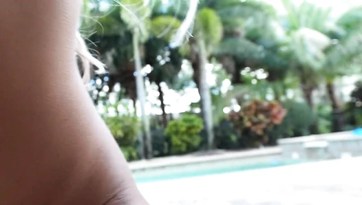 Ambie Bambi - Gets CREAMPIED in Her Blue Bikini! [67abbdbb13138]