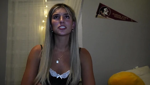Ambie Bambi - She Refused to Leave Our Dorm… So I Let Him Fuck Me in Front of He [6859a1b346fcf]