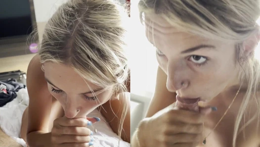 Ambie Bambi - COLLEGE GIRL Gets a HUGE FACIAL In HOTEL ROOM! [6638342615b67]