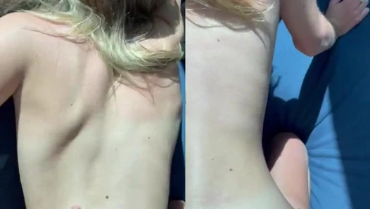 Ambie Bambi - Small Teen Takes Backshots in Miami Highrise! [ph625bb3a966aae]