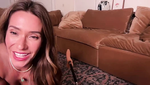 Eva Lovia - Fuck machine live