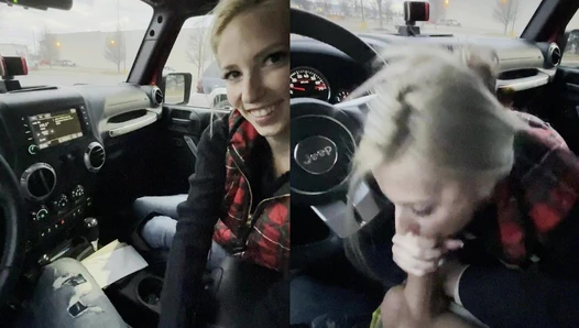 TheRealjennaJay - He didn’t think I would blow him in a busy parking lot