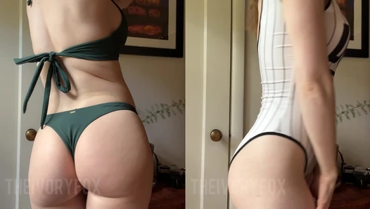 Ivory Fox - Whos a fan of panty try-on videos¿ Heres one back before i was covered in tattoos