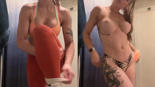 Ivory Fox - Post gym sweaty strip - little gift for you for being on rebill-bOdxpLHg