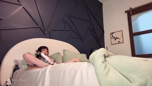 Emily Nicole Levy - I was so deep in pleasure, masturbating with my wand in my room until I noticed I had left the