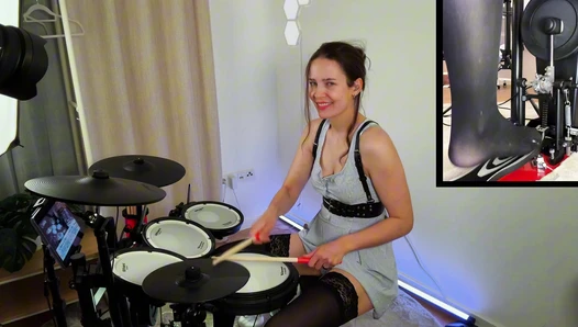 zoena - Cant Stop Red Hot Chili Peppers ｜ Sexy Drum Cover By Zoena