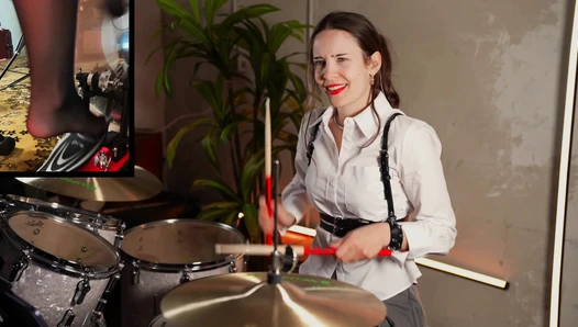 zoena - Mark Ronson Uptown Funk ｜ Sexy Drum Cover Try on Edition