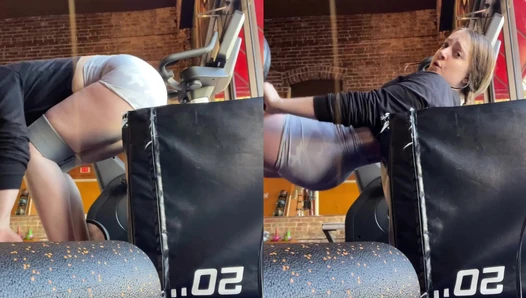 Renee Winter - I cannot believe I did this!! I CAME AT THE GYM IN FRONT OF EVERYONE [66eb49f777a99]