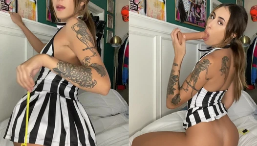 jenawolfy - referee cosplay dildo cum