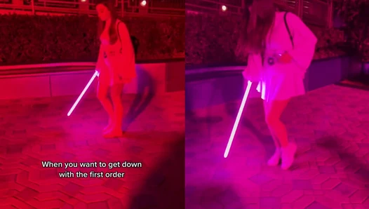 Lea Martinez - masstiktok slayeas Hereâs the goofy bts of Star Wars Nite starwarsmemes firstorder viral