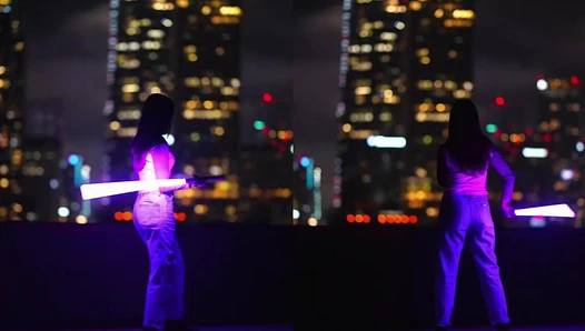 Lea Martinez - masstiktok slayeas big things to come coopfilmz for the insane shot! starwars lightsabers