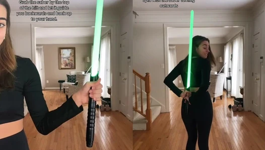 Lea Martinez - masstiktok slayeas Lmk if you want more tutorials! spintutorial lightsaber jedi LlqFyoC9
