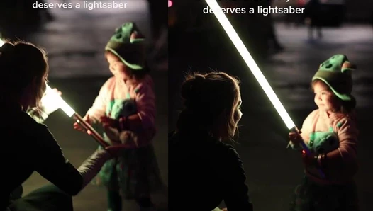 Lea Martinez - masstiktok slayeas It was also her birthday starwars lightsabers wholesome Disney Parks M