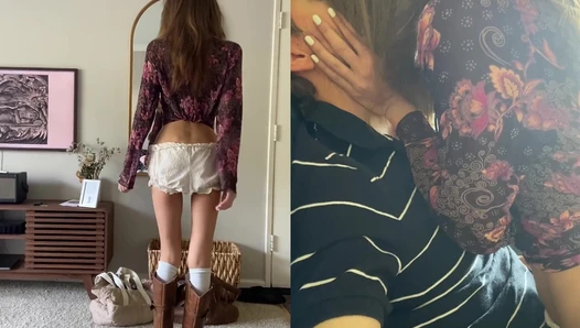 BaisieKinn - She Straddles, Grinds, and Moans—Cums with a Spank While Fully Cloth [6879613f12948]