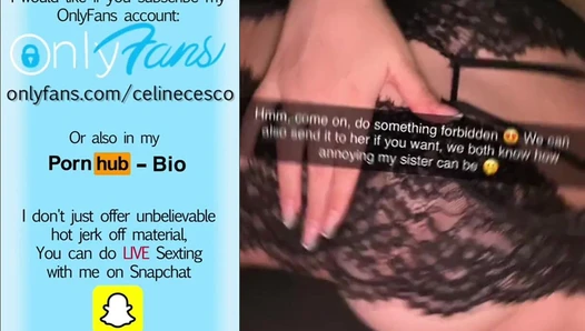 celinecesco - Intense Snapchat Sexting 18 Year Old Girlfriend Goes Raw with Sisters [6537c1f3893e4]
