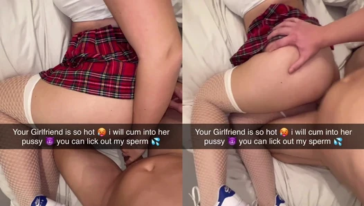 celinecesco - Snapchat cheating 18 year old cheerleader fucks her ex boyfriend and [65b68da9dda4c]